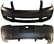 Front and Rear Primed Bumper Cover