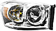 2009 Dodge Ram 2500 - Driver and Passenger Side Halogen Headlight, With bulb(s), OE Replacement