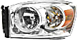 2009 Dodge Ram 2500 - Driver and Passenger Side Halogen Headlight, With bulb(s), OE Replacement