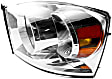 2009 Dodge Ram 2500 - Driver and Passenger Side Halogen Headlight, With bulb(s), OE Replacement