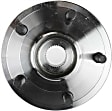 2-Wheel Set Front, Driver and Passenger Side Wheel Hub, With Bearing, 5 x 5.5 in. Bolt Pattern, Without ABS Sensor