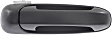 2002-2009 Dodge Ram 1500 - Front and Rear, Driver and Passenger Side Smooth Black Exterior Door Handle, Front Driver Side - With Key Hole; Front Passenger Side and Rear Driver and Passenger Side - Without Key Hole