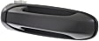 2002-2009 Dodge Ram 1500 - Front and Rear, Driver and Passenger Side Smooth Black Exterior Door Handle, Front Driver Side - With Key Hole; Front Passenger Side and Rear Driver and Passenger Side - Without Key Hole
