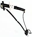 Front, Driver and Passenger Side Window Regulators, Power, With Motor