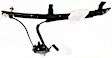 Front, Driver and Passenger Side Window Regulators, Power, With Motor