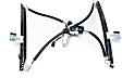 Front, Driver and Passenger Side Power Window Regulator, With Motor