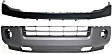 Front, Upper and Lower Bumper Covers, Primed top; Textured Bottom, For Models With Wheel Opening Moldings, CAPA Certified