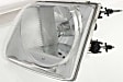 2000 Ford F-150 - Driver and Passenger Side Halogen Headlight, With bulb(s), Converts OE s to Lightning Style, OE Replacement