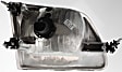2000 Ford F-150 - Driver and Passenger Side Halogen Headlight, With bulb(s), Converts OE s to Lightning Style, OE Replacement