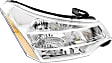 2009 Ford Focus - Driver and Passenger Side Halogen Headlight, With bulb(s), OE Replacement, Sedan