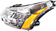 2011 Ford Focus - Driver and Passenger Side Halogen Headlight, With bulb(s), OE Replacement, Sedan, CAPA Certified