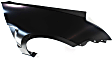 Front, Driver and Passenger Side Fenders, Without grille provision, CAPA CERTIFIED