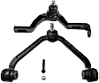 Front, Driver and Passenger Side, Upper Control Arms, 2-Piece Design, Adjustable