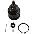 Front, Driver and Passenger Side, Upper and Lower Ball Joints, 4WD
