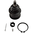 Front, Driver and Passenger Side, Upper and Lower Ball Joints, 4WD