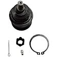Front, Driver and Passenger Side, Upper and Lower Ball Joints, 4WD