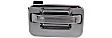 2009 Ford F-150 - Front and Rear, Driver and Passenger Side Chrome Exterior Door Handle, Front Driver and Passenger Side - With Key Hole; Rear Driver and Passenger Side - Without Key Hole, 4-Door, Extended Cab Pickup