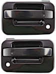 2009 Ford F-150 - Front, Driver and Passenger Side Smooth Black Exterior Door Handle, With Key Hole, 2-Door, Standard Cab Pickup