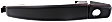 2012-2015 Chevrolet Captiva Sport - Front, Driver and Passenger Side Smooth Black Exterior Door Handle, With Key Hole