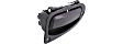 Rear, Driver and Passenger Side Interior Door Handles, Textured Black, without Door Lock Button, Extended Cab Pickup, USA Built Vehicle