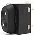 Front and Rear, Driver and Passenger Side Window Switches, Black, 1-Button