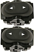 2007 Ford F-150 - Rear, Driver and Passenger Side Window Switch, Black, 1 Button