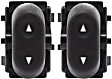 2007 Ford F-150 - Rear, Driver and Passenger Side Window Switch, Black, 1 Button