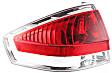 2008 Ford Focus - Driver and Passenger Side Halogen Tail Light, With bulb(s), OE Replacement