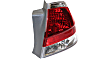 2008 Ford Focus - Driver and Passenger Side Halogen Tail Light, With bulb(s), OE Replacement