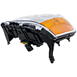 2007 GMC Sierra 2500 HD - Driver and Passenger Side Halogen Headlight, With bulb(s), New Body Style, OE Replacement