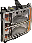 2012 GMC Sierra 1500 - Driver and Passenger Side Halogen Headlight, With bulb(s), OE Replacement, CAPA Certified