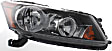 2012 Honda Accord - Driver and Passenger Side Halogen Headlight, With bulb(s), OE Replacement, Sedan, CAPA Certified