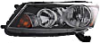 2012 Honda Accord - Driver and Passenger Side Halogen Headlight, With bulb(s), OE Replacement, Sedan, CAPA Certified