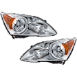 2009 Honda CR-V - Driver and Passenger Side Halogen Headlight, Without bulb(s), OE Replacement