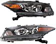 2009 Honda Accord - Driver and Passenger Side Halogen Headlight, With bulb(s),  (2008-2010 Style), OE Replacement, Coupe
