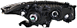 2009 Honda Accord - Driver and Passenger Side Halogen Headlight, With bulb(s),  (2008-2010 Style), OE Replacement, Coupe