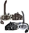 Front, Driver and Passenger Side Fog Lights, With bulb(s), Halogen, 4-Door, Sedan