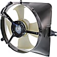 OE Replacement Radiator and A/C Condenser Fan Driver and Passenger Side, 3.0L, 6Cyl, Single fan