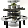 Rear, Driver and Passenger Side Wheel Hub, 5 Lugs, With Bearing