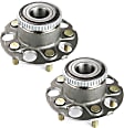 Rear, Driver and Passenger Side Wheel Hub, 5 Lugs, With Bearing