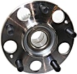 Rear, Driver and Passenger Side Wheel Hub, 5 Lugs, With Bearing