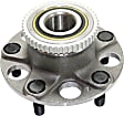 Rear, Driver and Passenger Side Wheel Hub, 5 Lugs, With Bearing