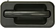 2003 Hummer H2 - Front and Rear, Driver and Passenger Side Textured Black Exterior Door Handle, Front Driver Side - With Key Hole; Front Passenger Side and Rear Driver and Passenger Side - Without Key Hole, Without Chrome Trim Package, Sport Utility