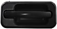 2003 Hummer H2 - Front and Rear, Driver and Passenger Side Textured Black Exterior Door Handle, Front Driver Side - With Key Hole; Front Passenger Side and Rear Driver and Passenger Side - Without Key Hole, Without Chrome Trim Package, Sport Utility
