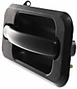 2003 Hummer H2 - Front and Rear, Driver and Passenger Side Textured Black Exterior Door Handle, Front Driver Side - With Key Hole; Front Passenger Side and Rear Driver and Passenger Side - Without Key Hole, Without Chrome Trim Package, Sport Utility