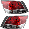 Driver and Passenger Side Halogen Tail Light, With bulb(s), OE Replacement