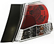 2008-2012 Honda Accord - Driver and Passenger Side Halogen Tail Light, With bulb(s), OE Replacement,, CAPA Certified