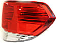 Driver and Passenger Side, Outer Tail Lights, without Bulb, Halogen, Mounts on Body