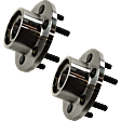 1999-2003 Dodge Durango - Front, Driver and Passenger Side Wheel Hub, 6 Lugs, With Bearing, RWD