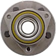Front, Driver and Passenger Side Wheel Hub, 5 Lugs, With Bearing, 4WD